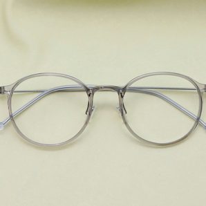 Silver round wire frames