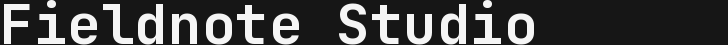Fieldnote Studio