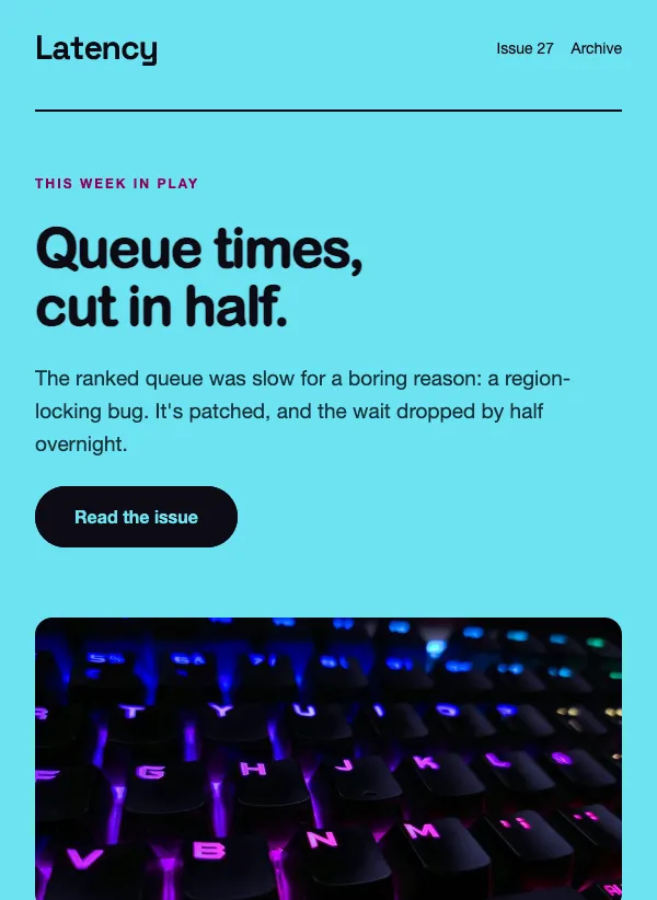 Gaming Digest - Arcade email template