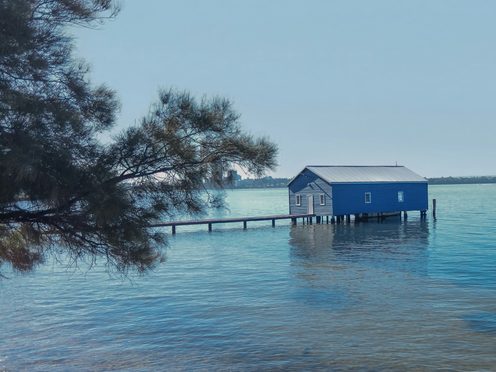 The Boathouse and its jetty