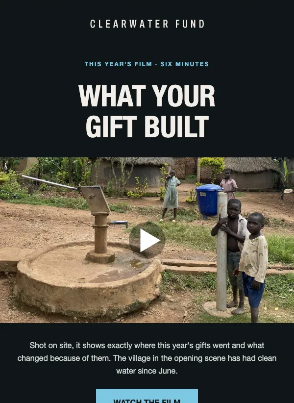 Impact - The Fall Film email template