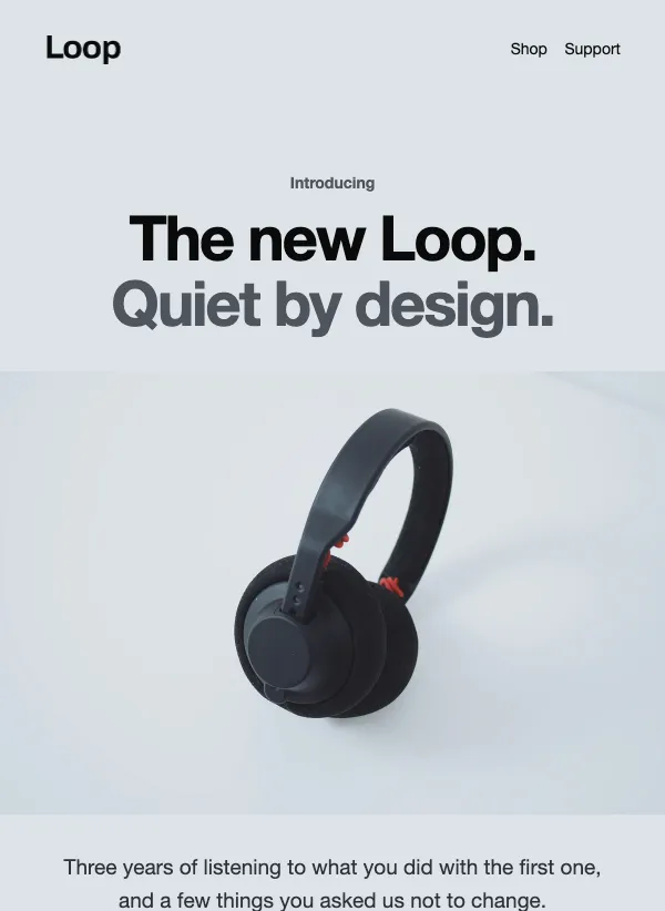 Product Launch - Minimal email template