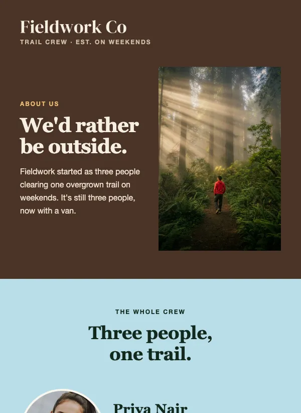 Basic - The Circle email template