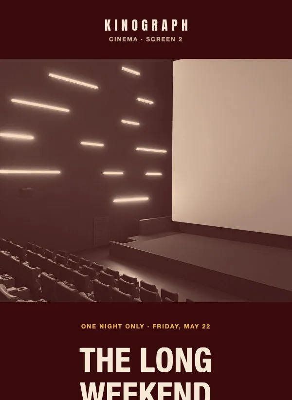Film Screening - Noir email template